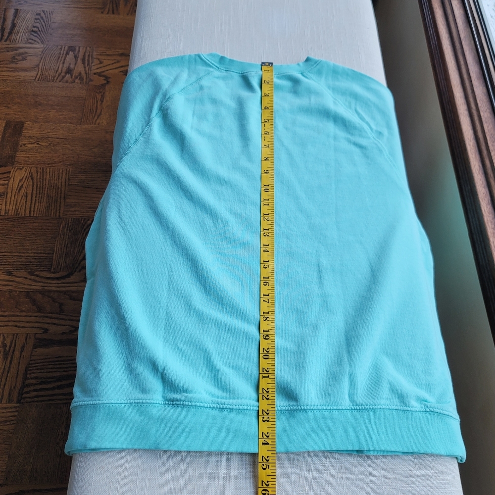 New! J. Crew sz XL X-Large Cape Cod Aqua Blue Pullover Sweatshirt NWT - Picture 8 of 10